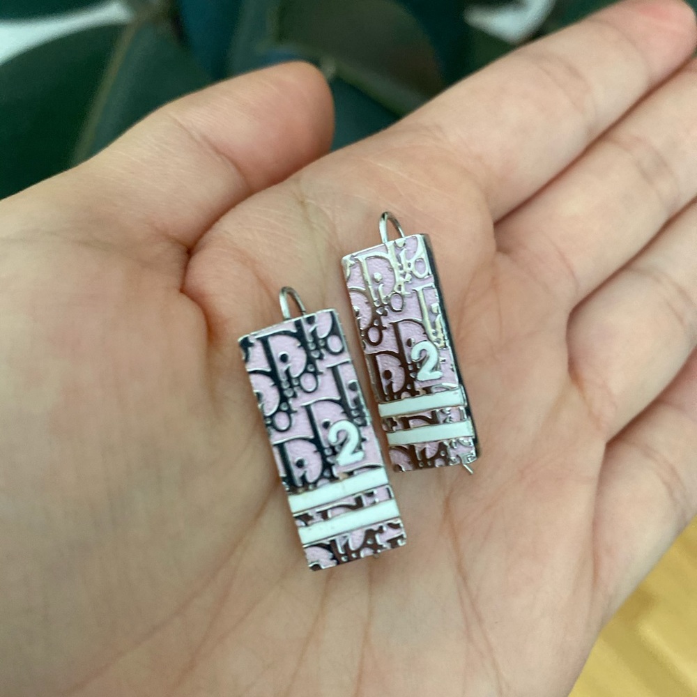 Vintage 80’s Pink Dior Trotter Earrings